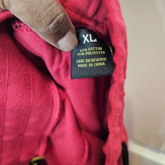 Royal Blue Men's Drawsting Trainer Pants, Size XL - Picture 6 of 6